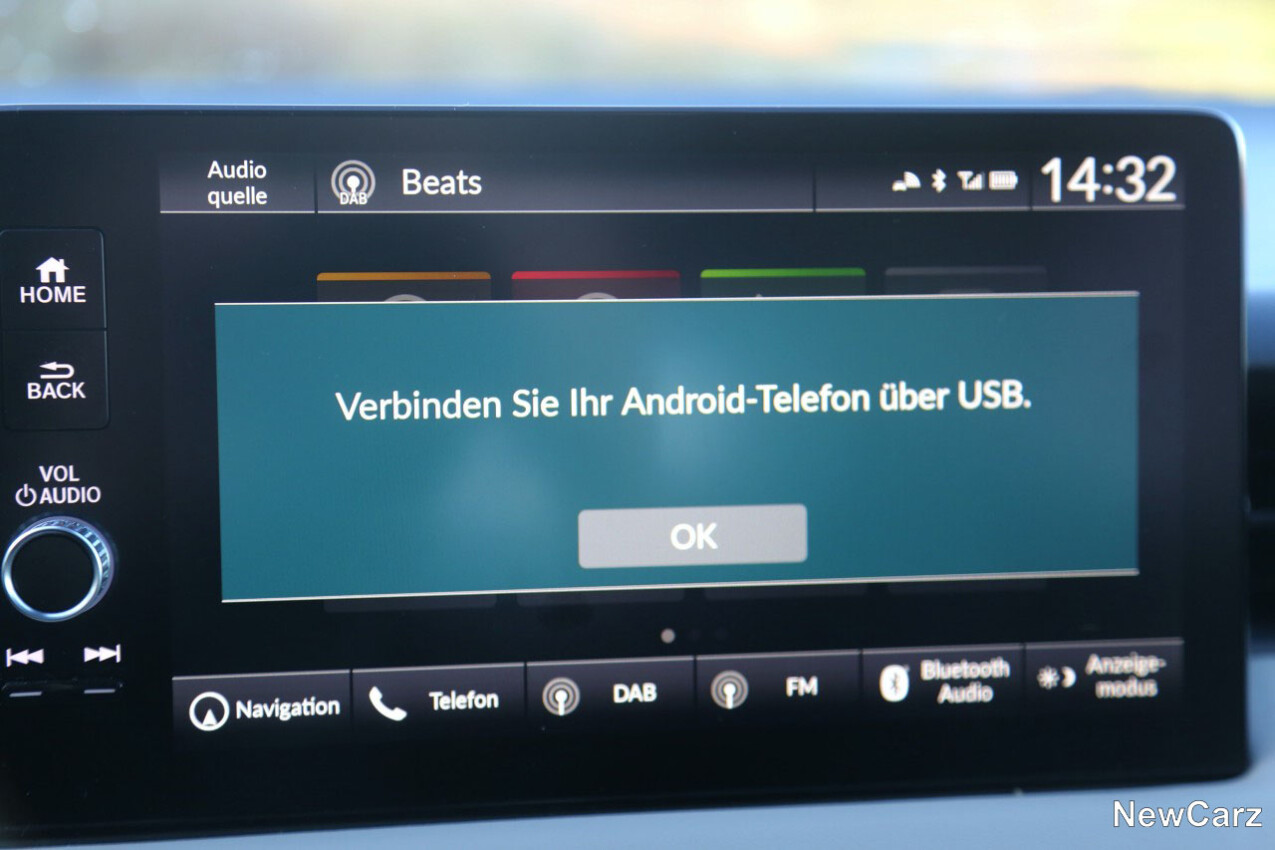 Honda HR-V Facelift Android Auto