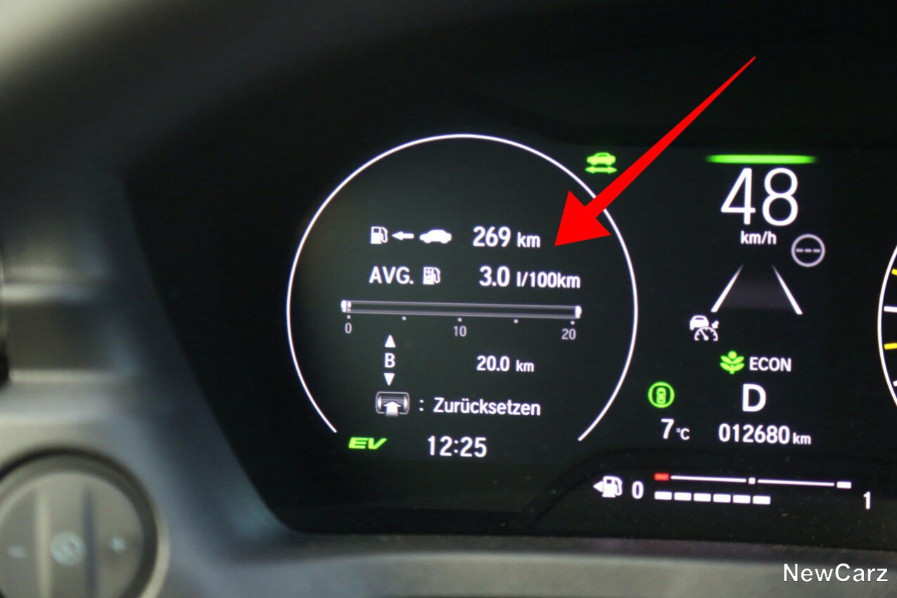 Honda HR-V Facelift Sparrunde Verbrauch