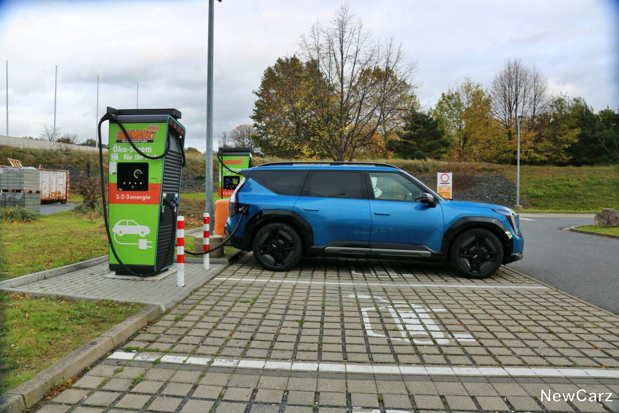 Kia EV9 AWD Aufladen