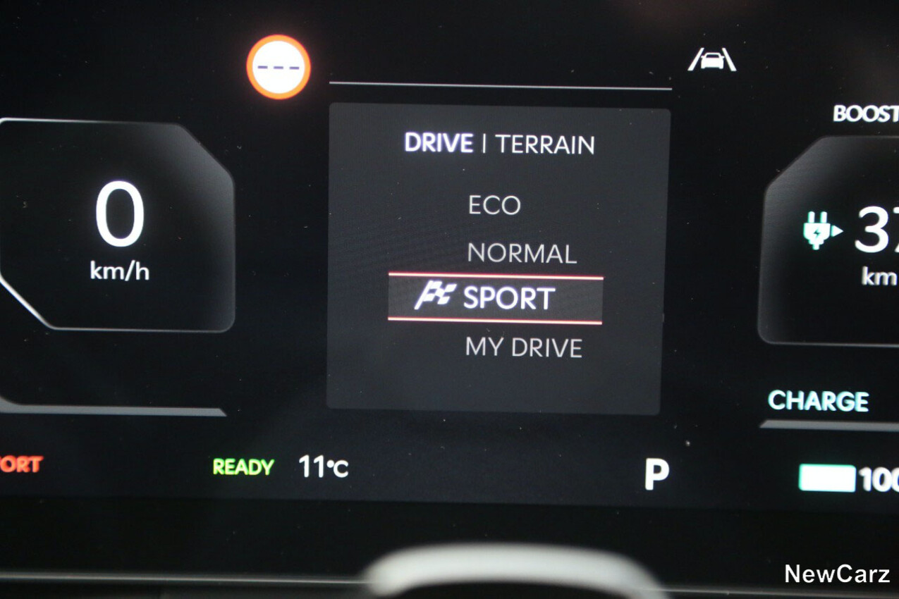 Kia EV9 AWD Fahrmodi onroad