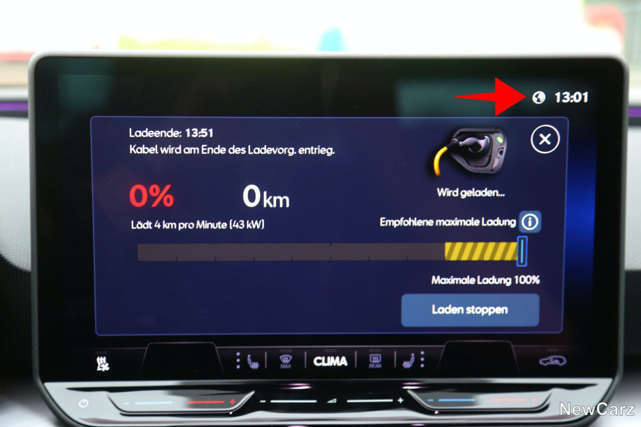 Seat Leon e-Hybrid Black Edition Aufladen Start