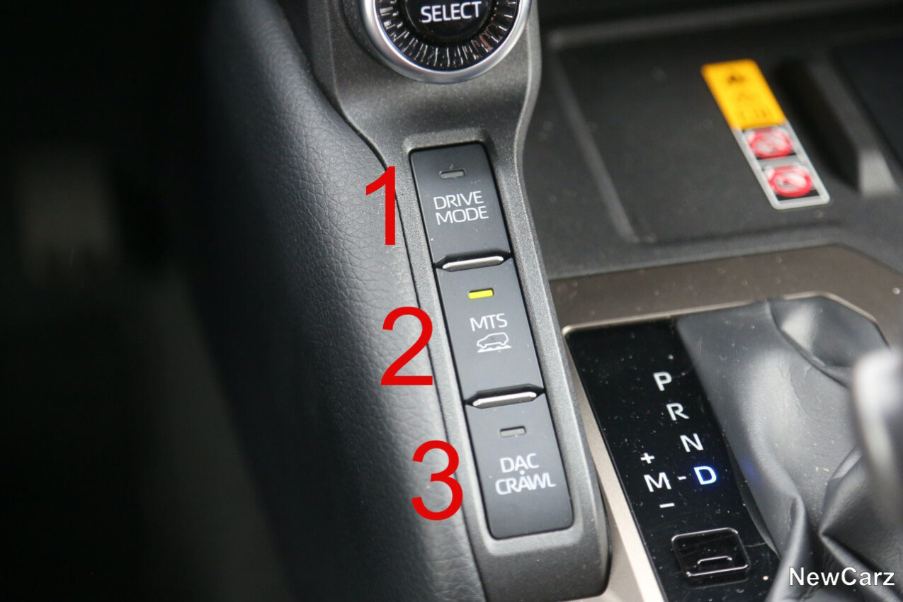 Toyota Land Cruiser Diesel Fahrmodi-Schalter