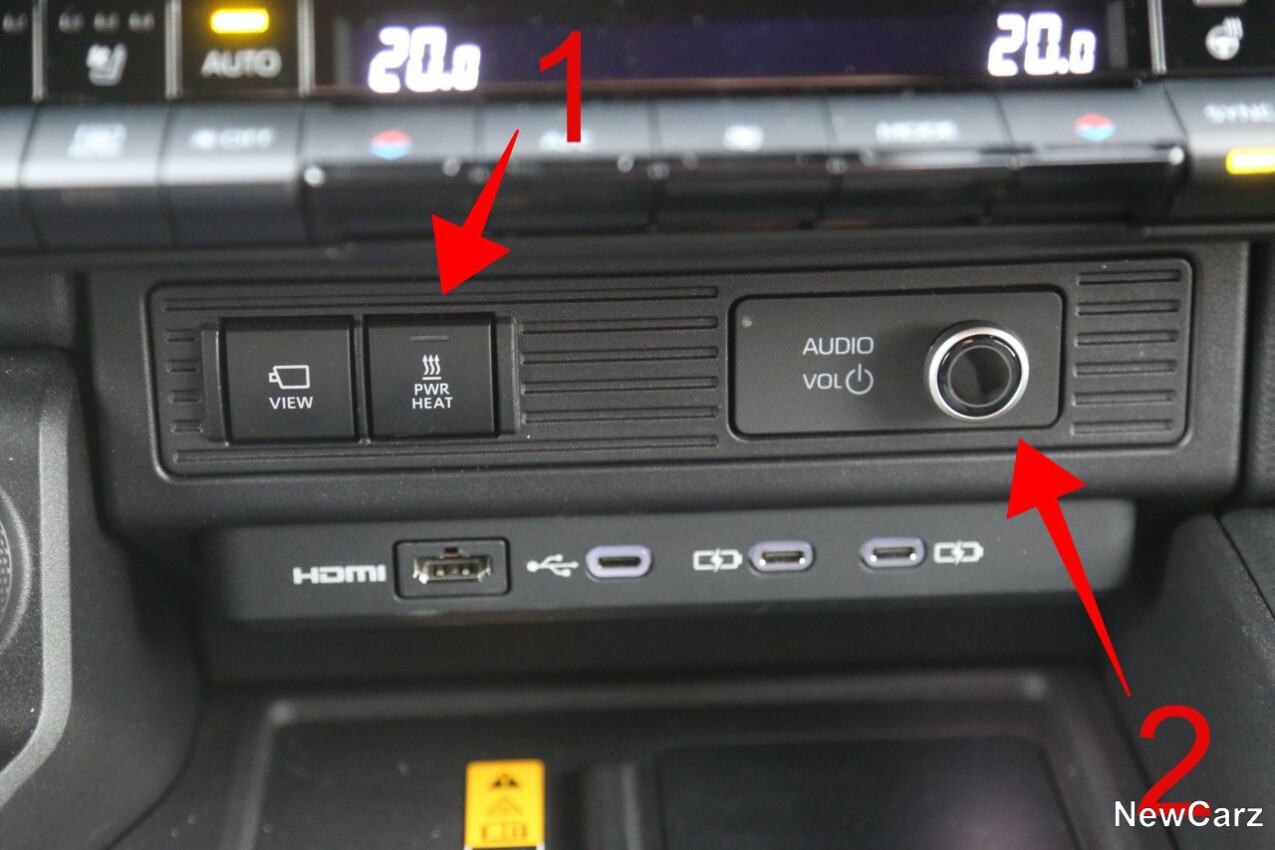 Toyota Land Cruiser Diesel Lautstärkeregler