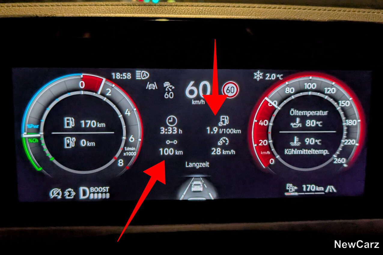 VW Passat eHybrid Verbrauch auf 100 km