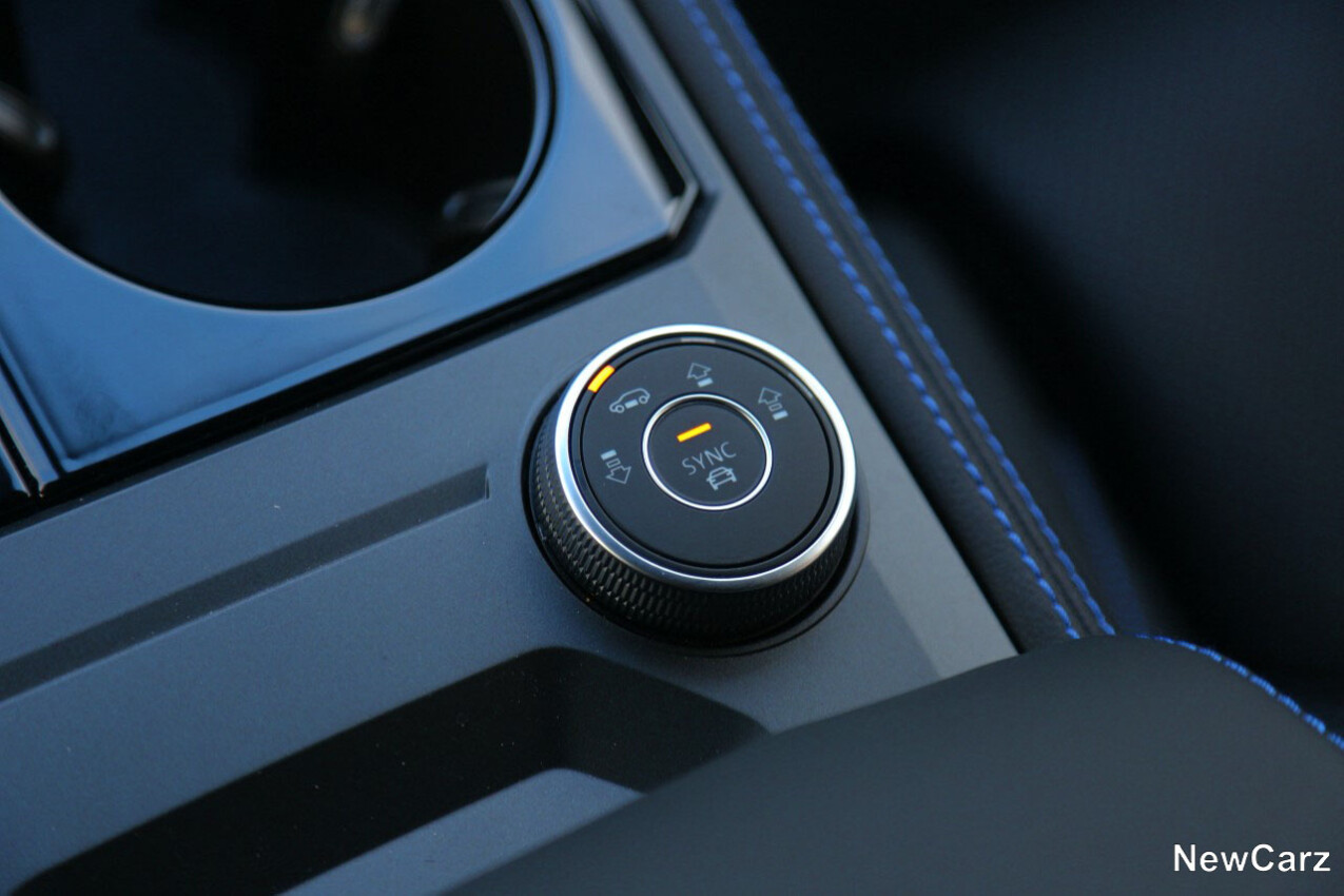 VW Touareg R Facelift Luftfahrwerk-Drehknopf