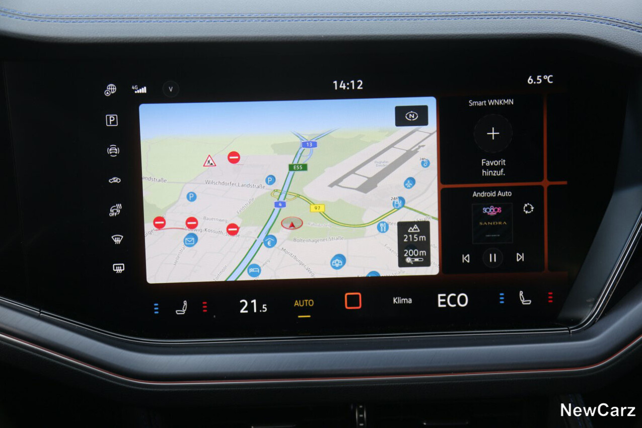 VW Touareg R Facelift Zentralbildschirm