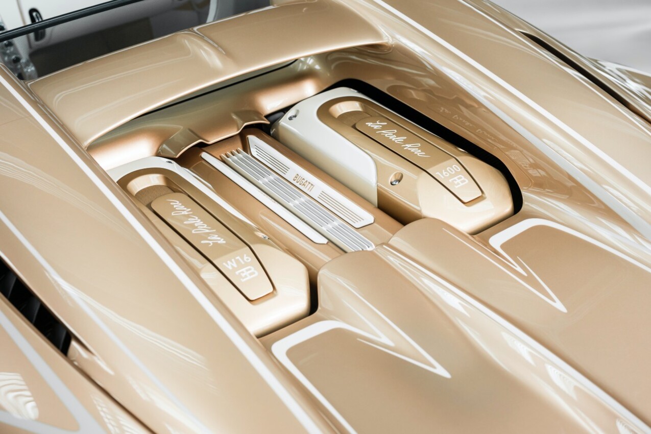 Bugatti W16 Mistral „La Perle Rare“ Motor