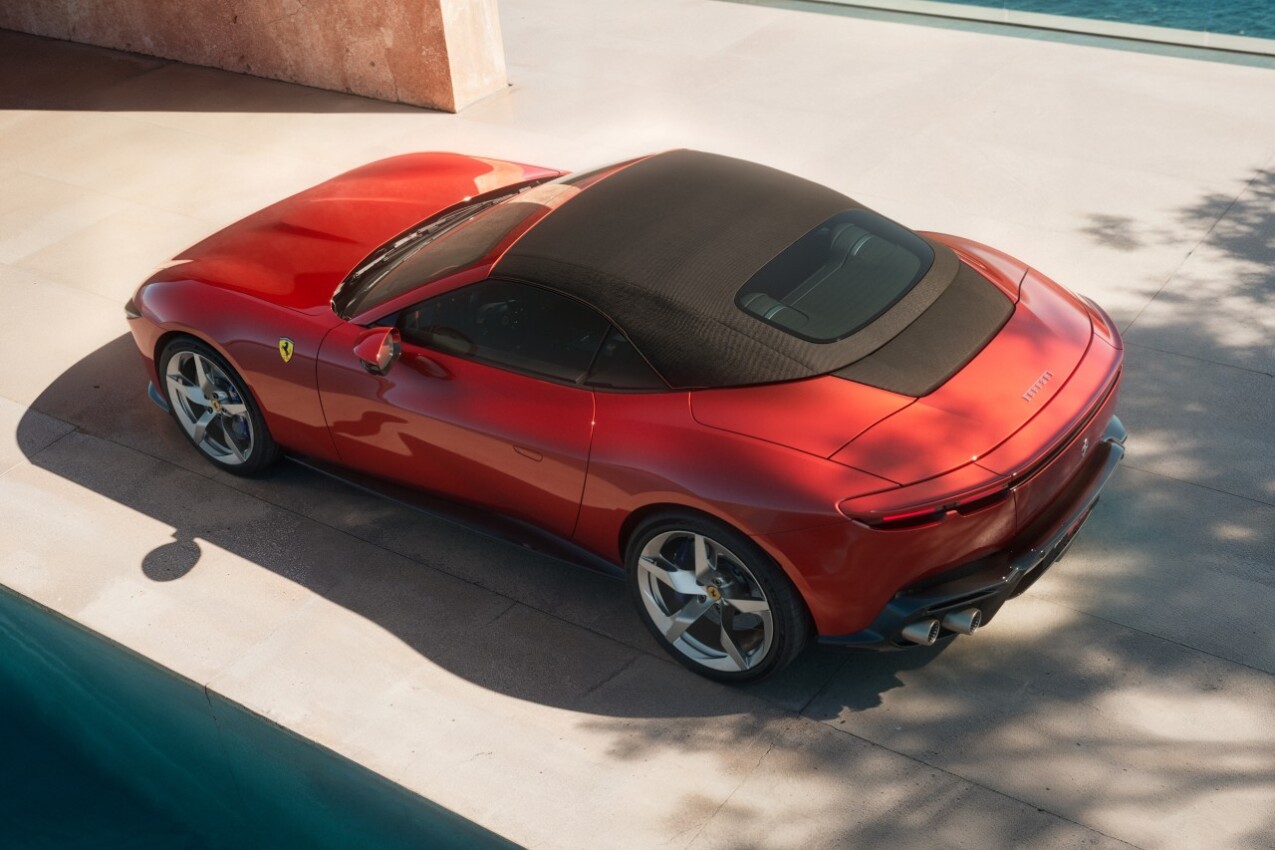Ferrari Amalfi Spider geschlossenes Verdeck