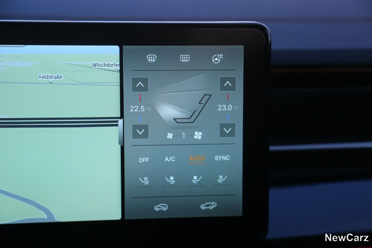 KGM Torres 4WD Seitenmenü