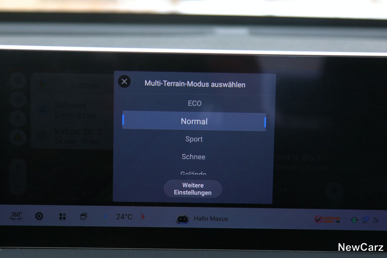 Maxus eTerron 9 Fahrmodi