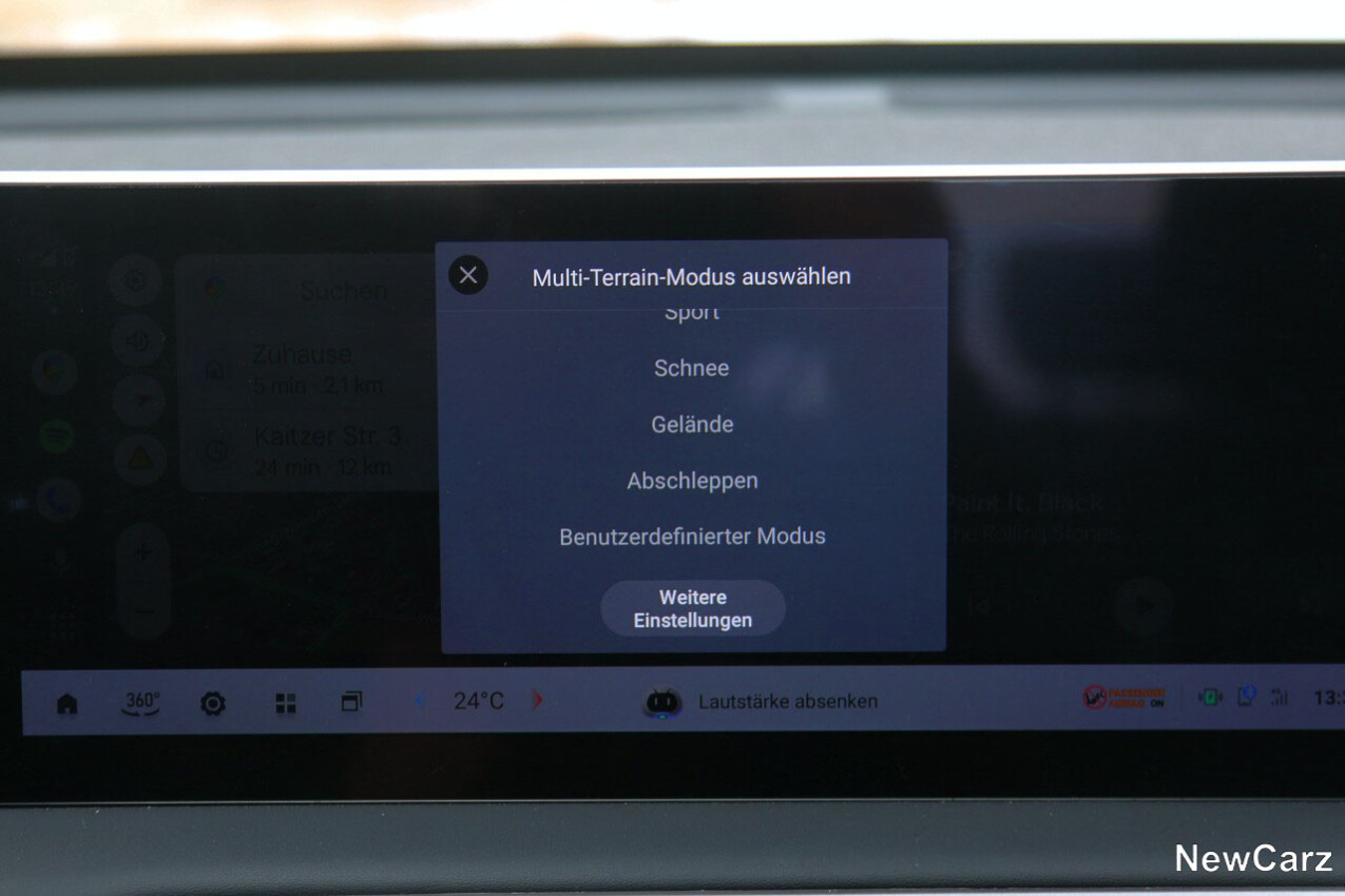 Maxus eTerron 9 Fahrmodi