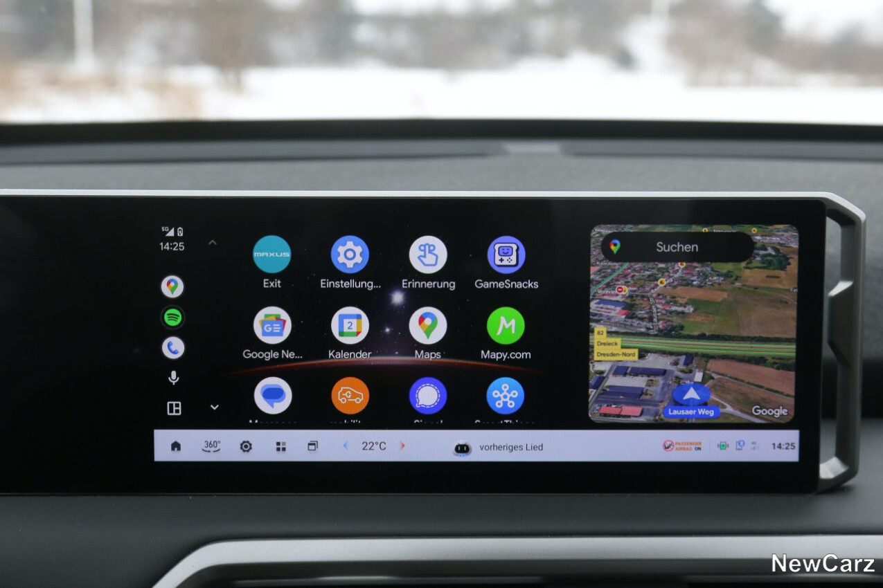 Maxus eTerron 9 Android Auto