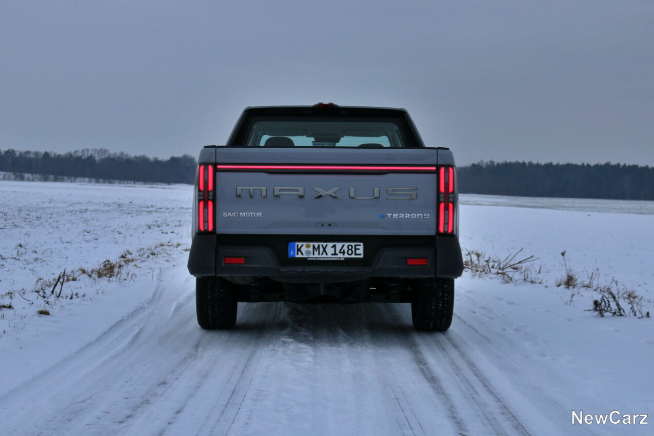 Maxus eTerron 9 auf Schnee