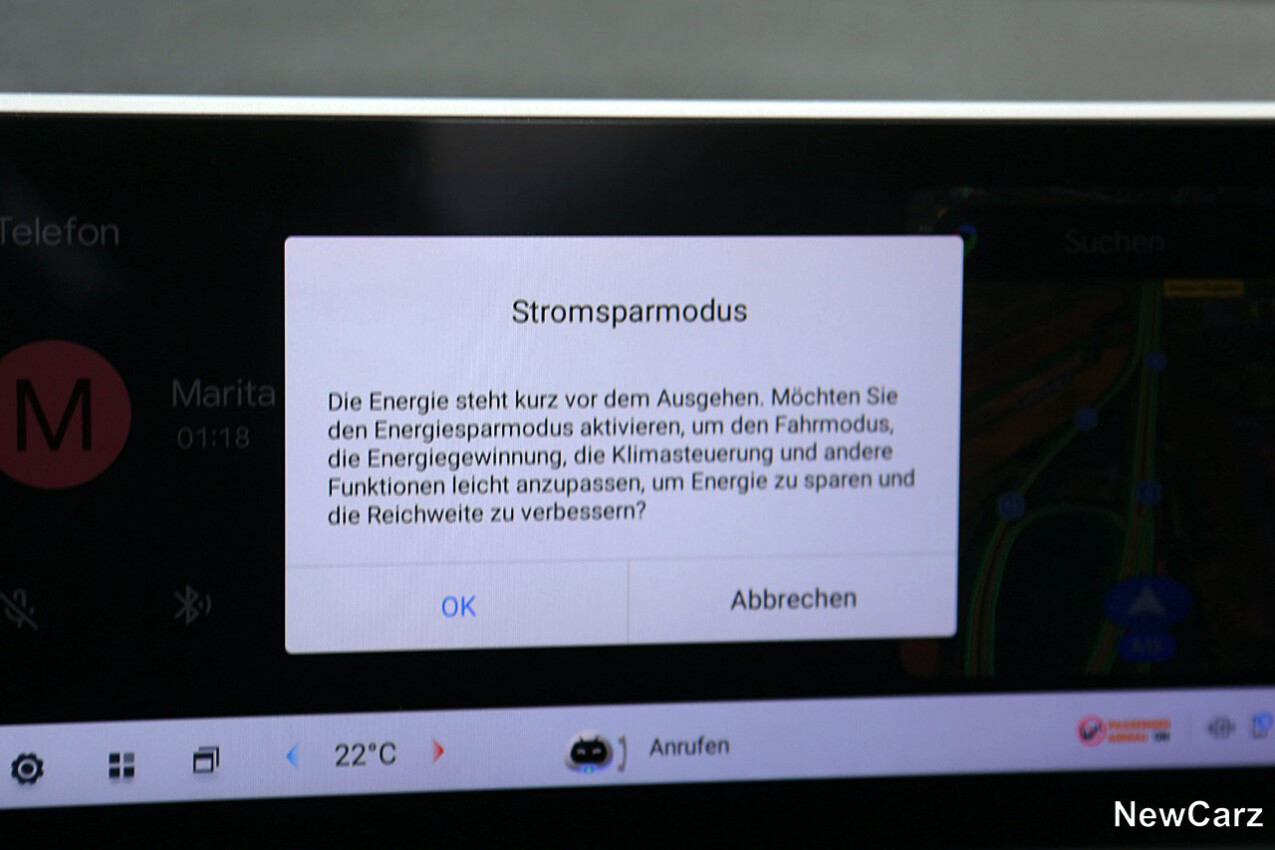 Maxus eTerron 9 Stromsparmodus