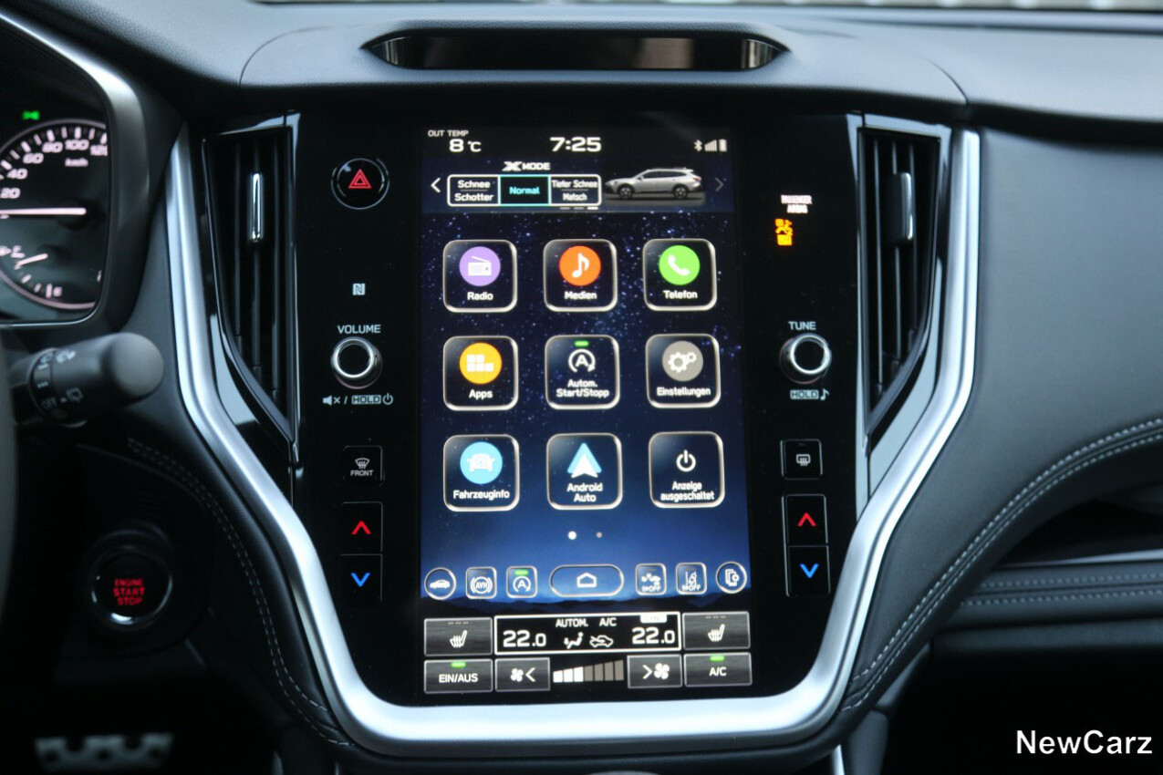 Subaru Outlander Zentralbildschirm