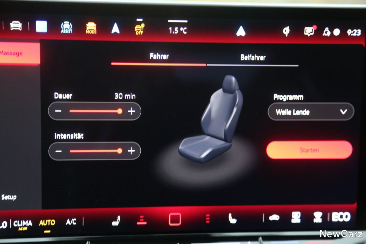 VW Tiguan eHybrid Sitzmassage