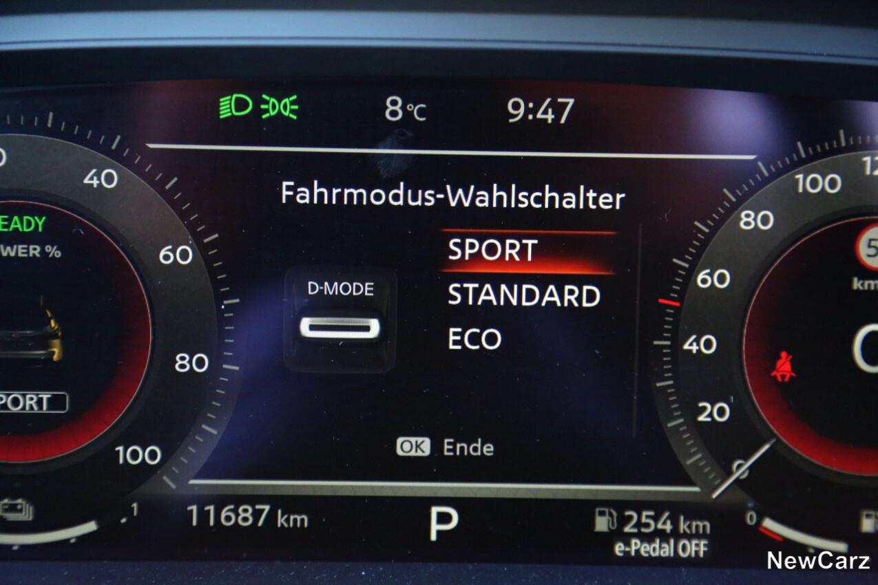 Nissan Qashqai 1.5 e-Power Fahrmodi