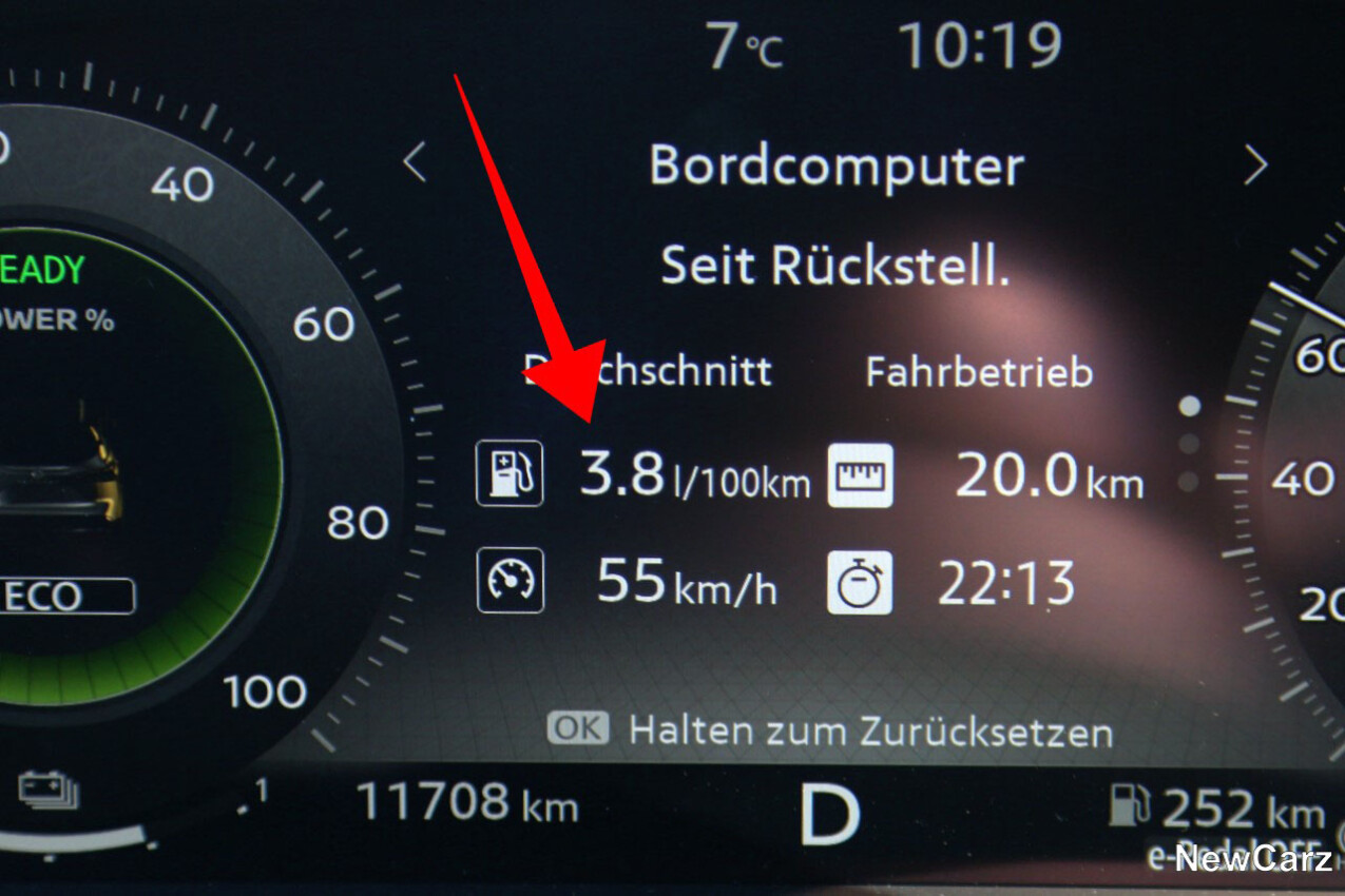 Nissan Qashqai 1.5 e-Power Sparrunde Verbrauch
