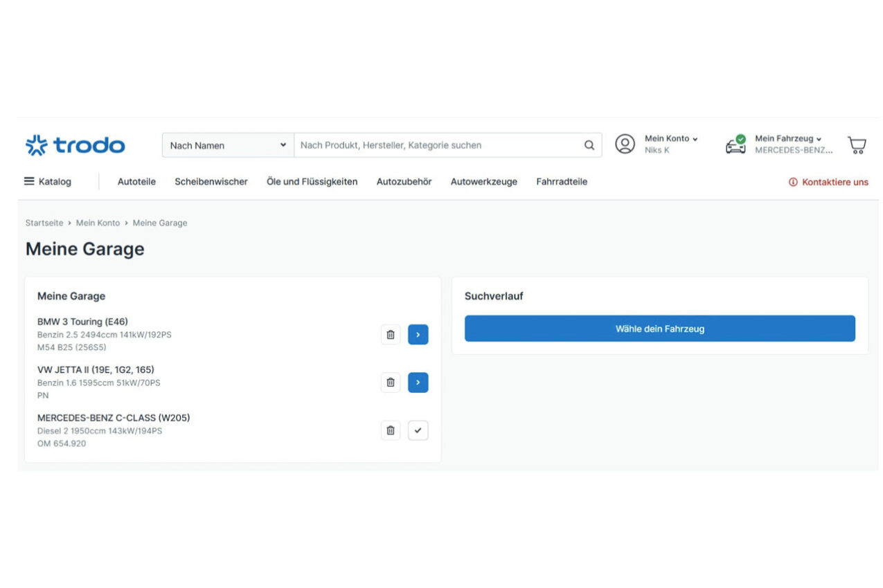 Autoteile online kaufen