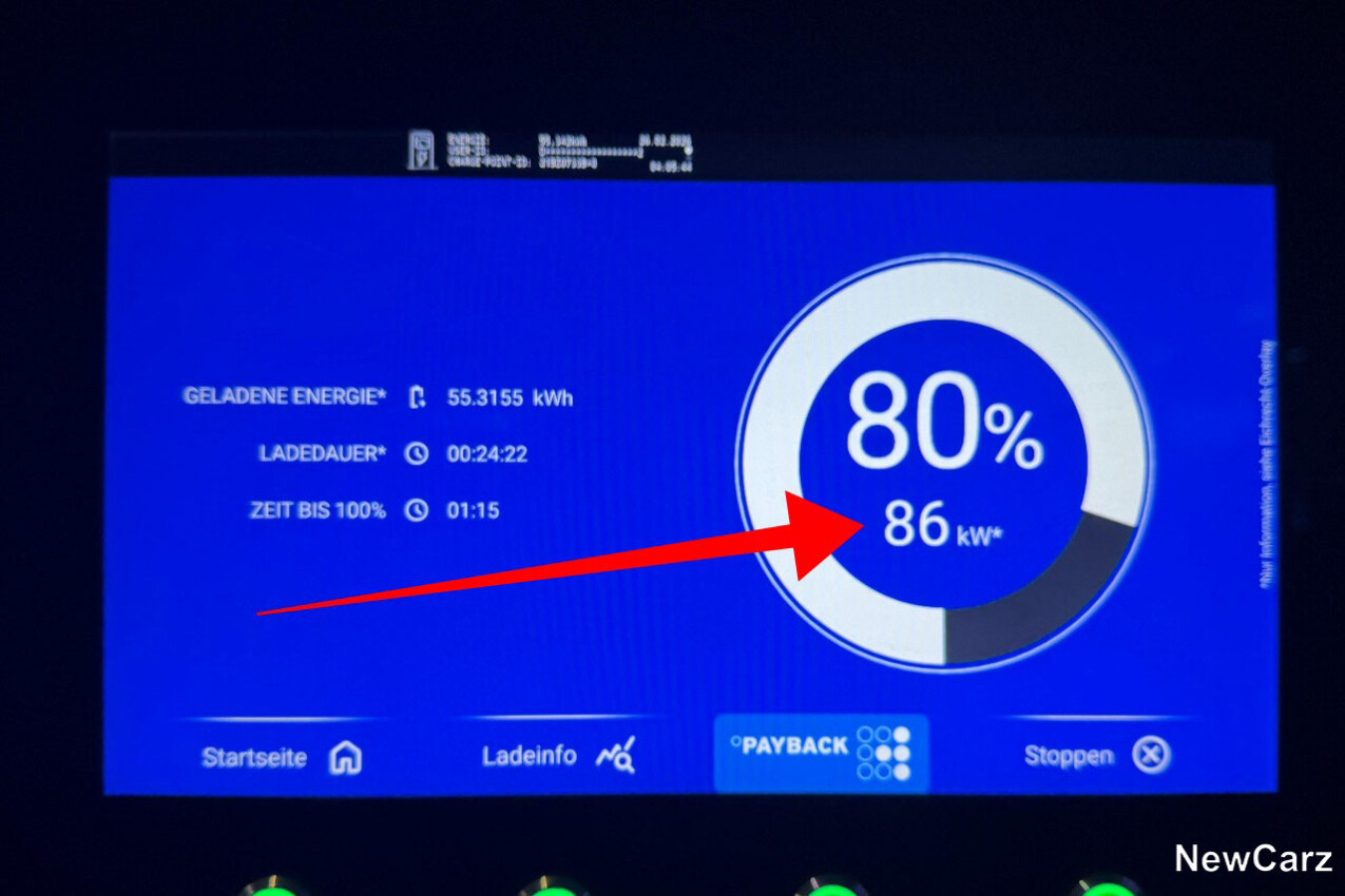 VW ID.3 GTX Performance Fire & Ice Lademonitor