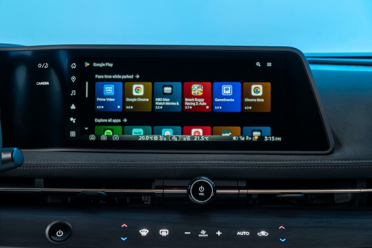 Nissan Ariya Facelift Google-Infotainment