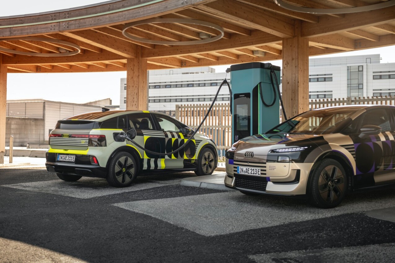 Audi A2 e-tron aufladen