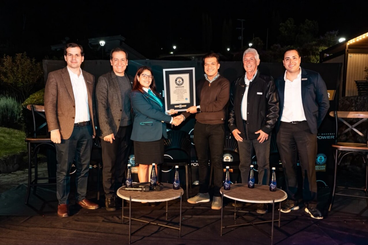 Nissan Qashqai e-POWER Guiness-Urkunde