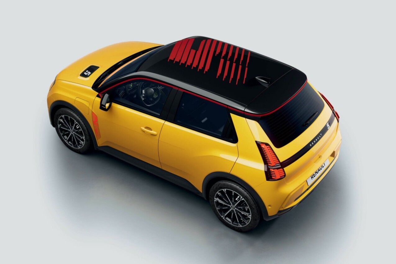 Renault 5 E-Tech 2027 Dachfolie rot