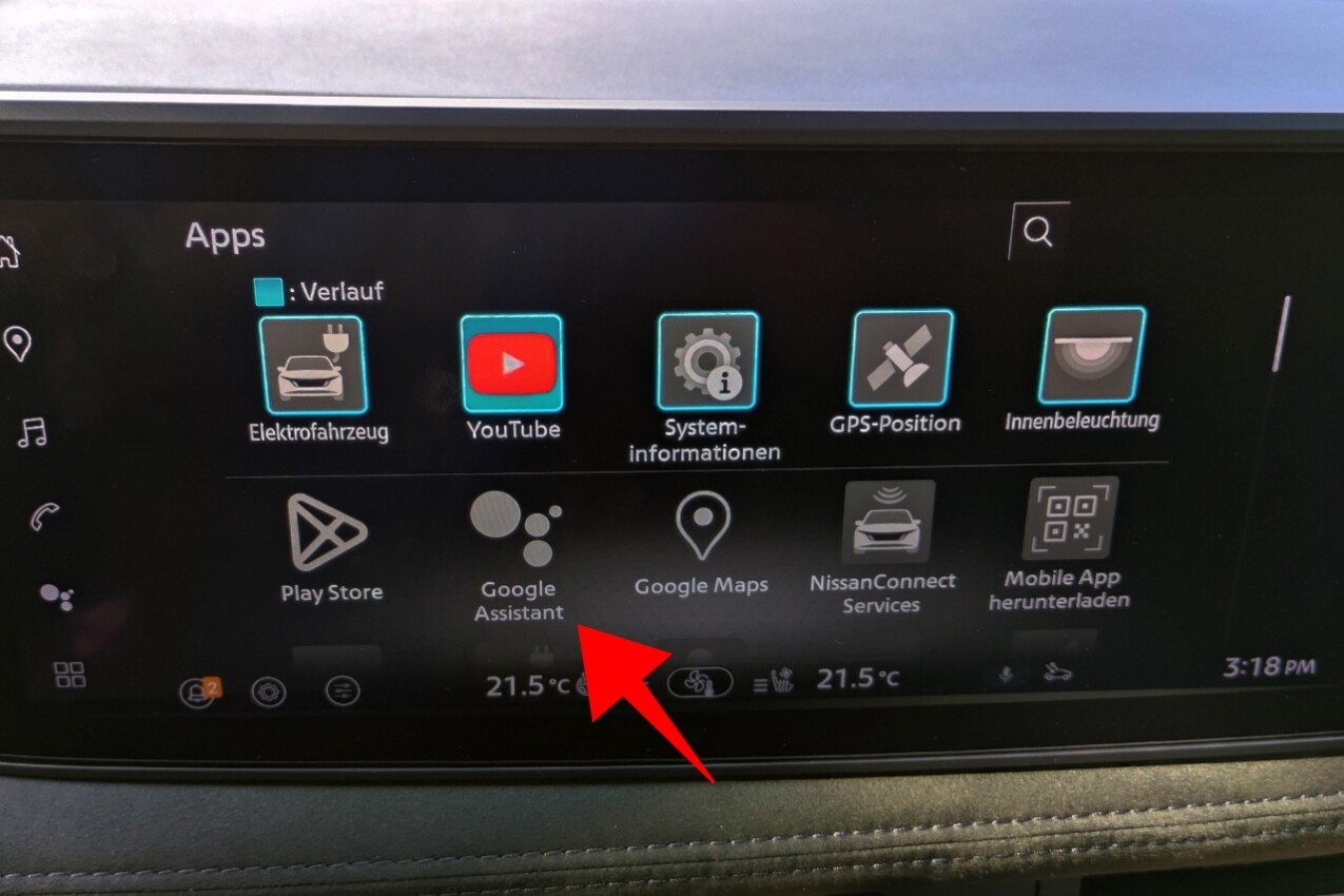 Nissan Ariya Facelift Google-built-in