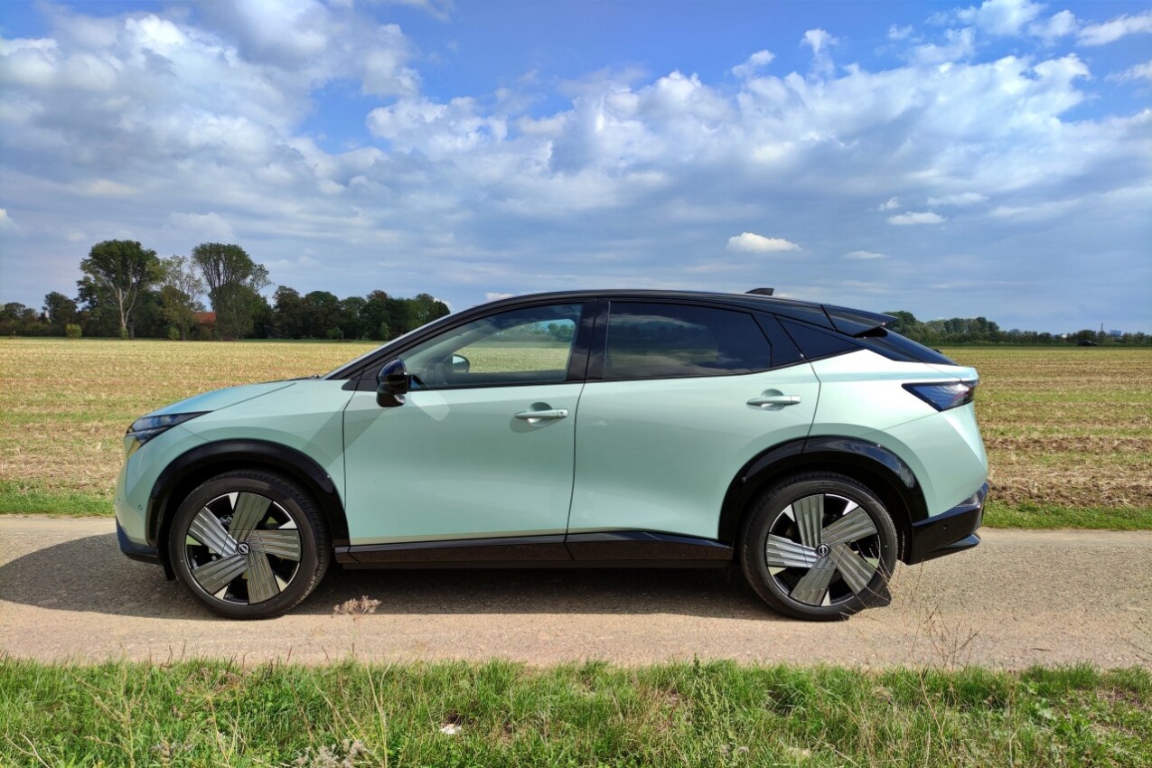 Nissan Ariya Facelift Seite