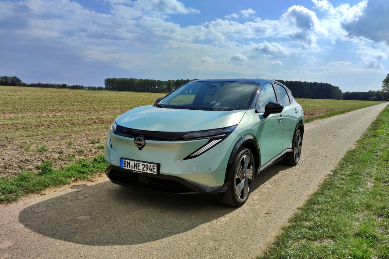 Nissan Ariya Facelift schräg vorn