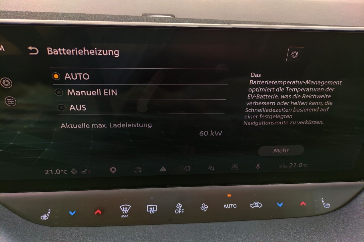 Nissan Leaf III Batterieheizung