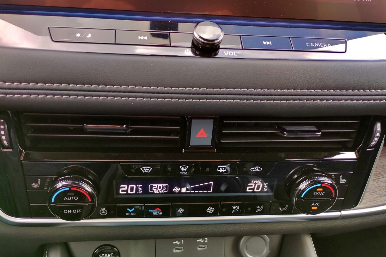 Nissan X-Trail Facelift Bedienelemente