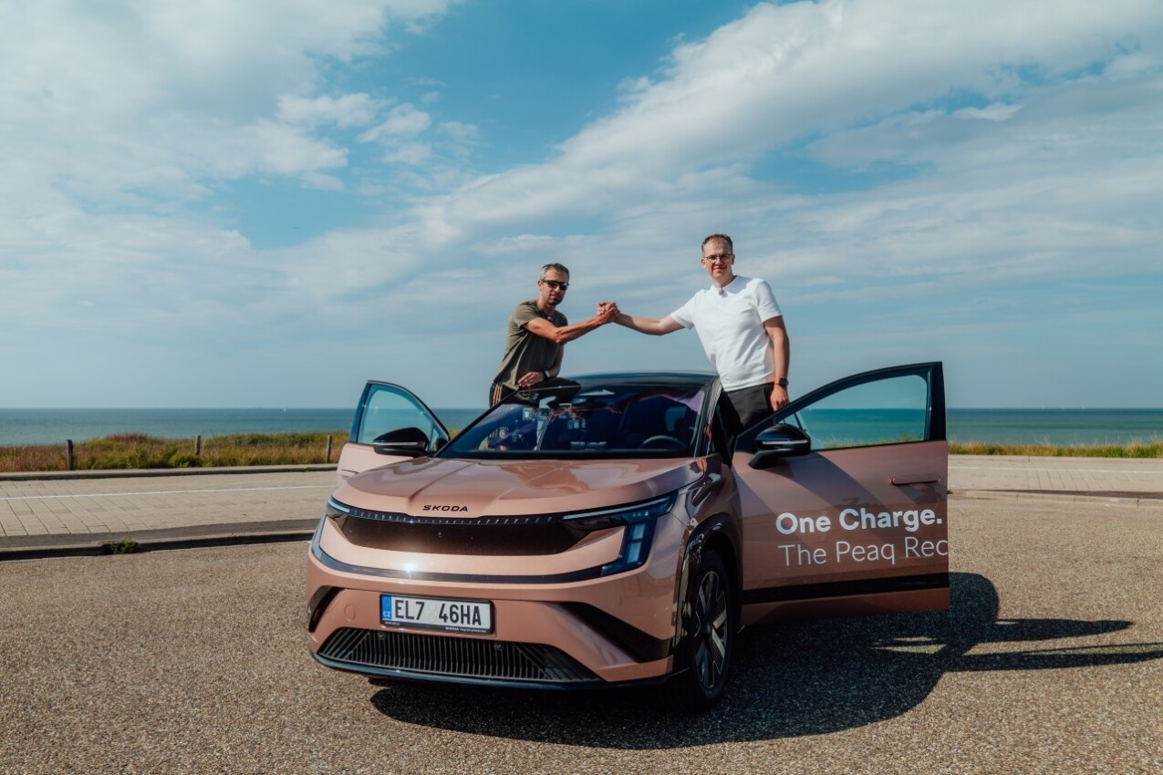 Skoda Peaq Reichweitenrekord am Ziel