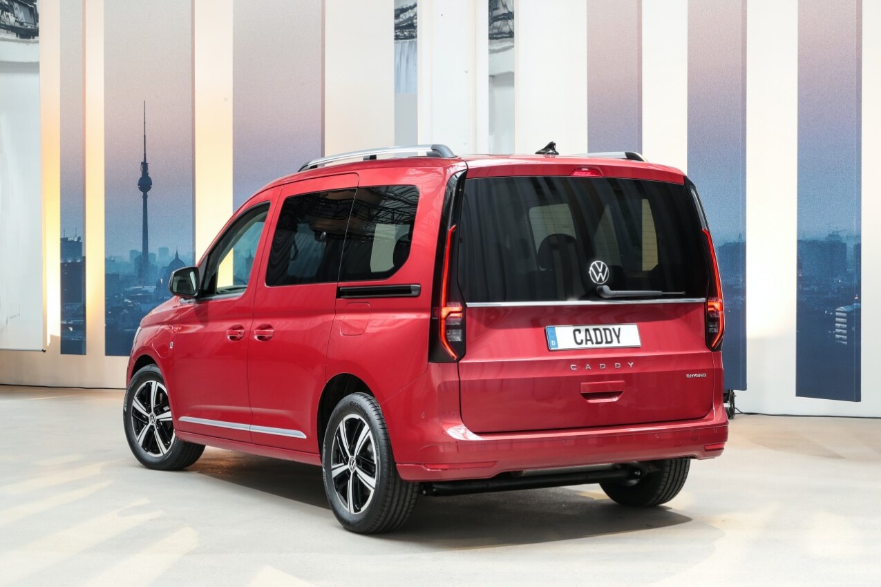 Volkswagen Caddy Modelljahr 2027 hinten