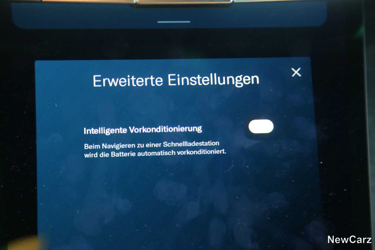 Lucid Air Sapphire Vorkonditionierung