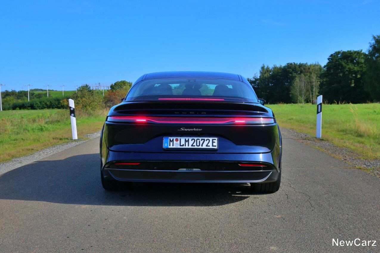 Lucid Air Sapphire Heck