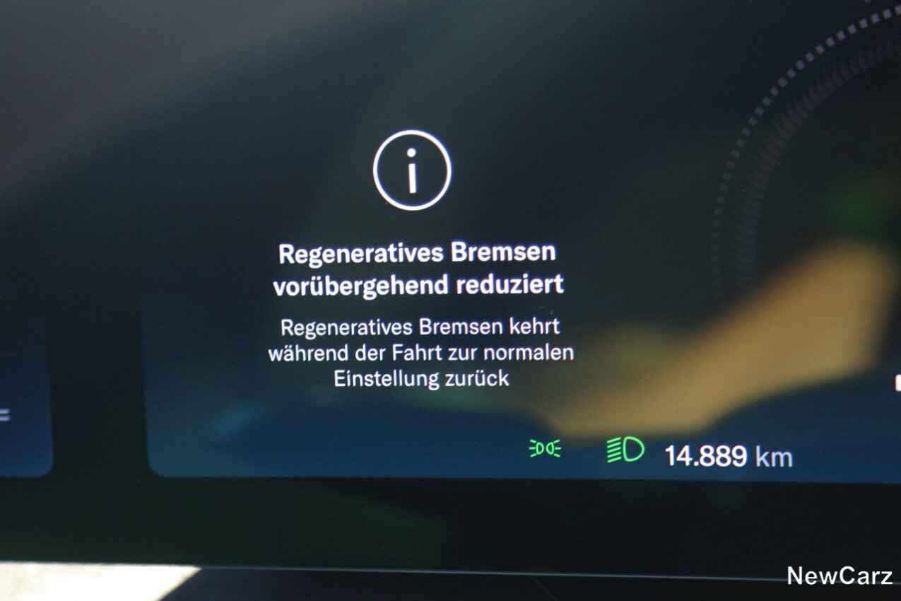 Lucid Air Sapphire Rekuperation deaktiviert